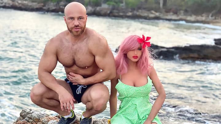 Bodybuilder Who Married Sex Doll Says She's 'Broken' Days Before Christmas