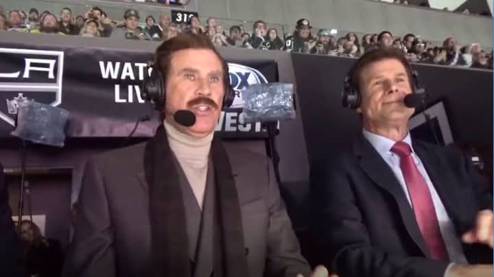 Ron Burgundy Shows Up To LA Kings Game