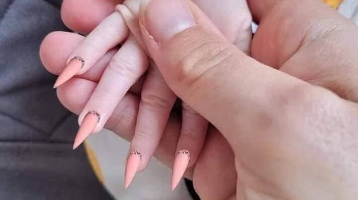 Mum Slammed For Giving Baby Daughter A Pointed Manicure - LADbible