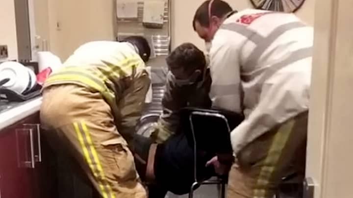 Student Is Rescued By Firefighters After Getting Stuck In Tumble Dryer