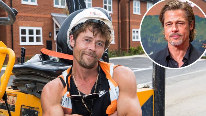 Builder 'Can't Go Anywhere' Because He Looks Too Much Like Brad Pitt