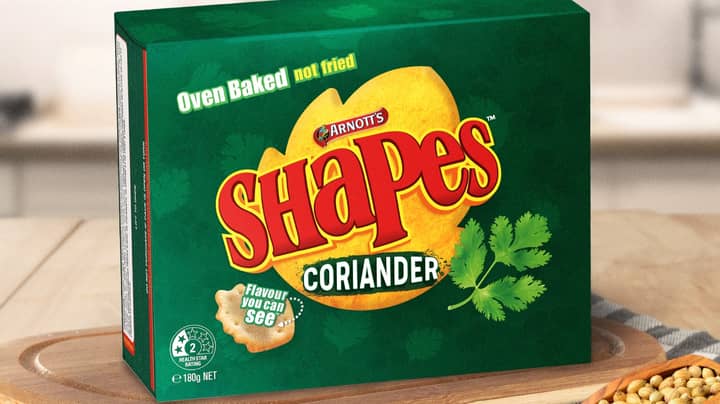 Arnott's Teases Coriander Flavoured Shapes