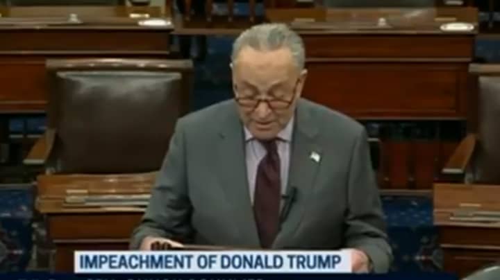 Senator Chuck Schumer Makes Unfortunate Mistake During Speech To Senate Floor 