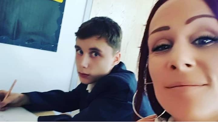 Mum Crashes Son's Maths Class To Teach Him Lesson About Behaviour