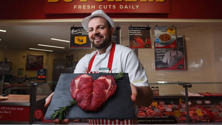 Morrisons Is Selling A Heart-Shaped Steak For Valentine's Day