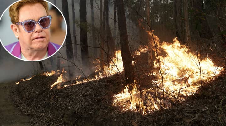 Elton John Pledges $1 Million To Australian Bushfire Crisis