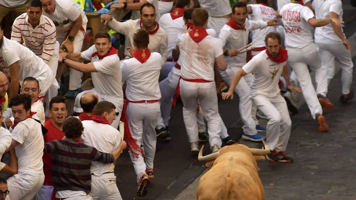 Three Men Gored At Running Of The Bulls Festival In Spain