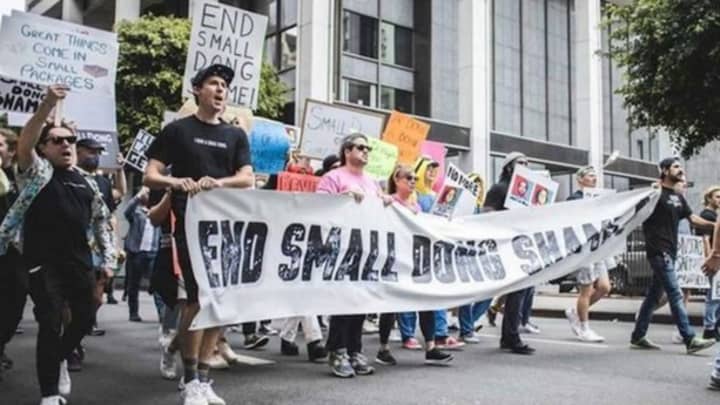 Hundreds Of People Attend 'Small Dong March' In Los Angeles