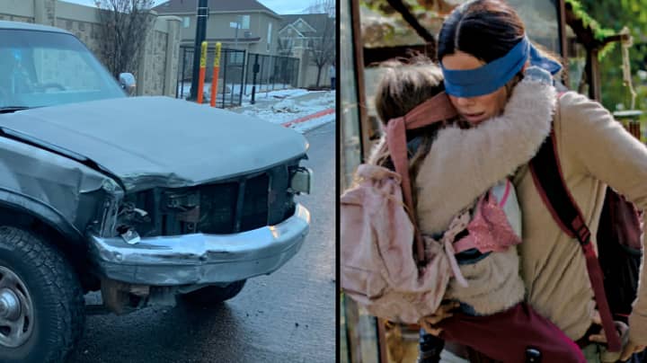 Teen Crashes Car After 'Attempting Bird Box Challenge' While Driving 
