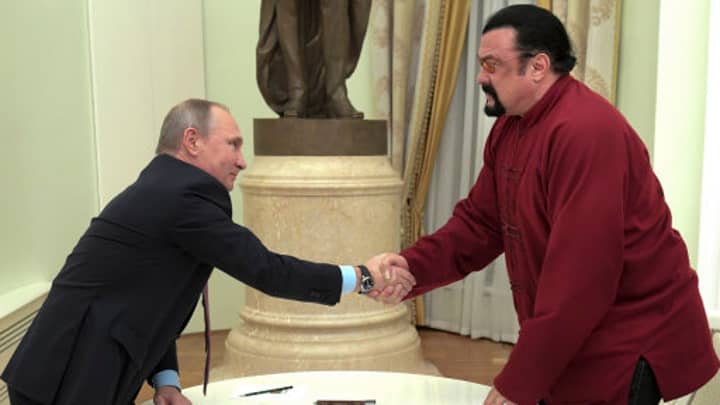 Steven Seagal Blacklisted From Entering Ukraine After Supporting Putin