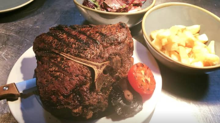 Restaurant Will Give You A 96oz Steak For Free But Only If You Finish The Entire Thing