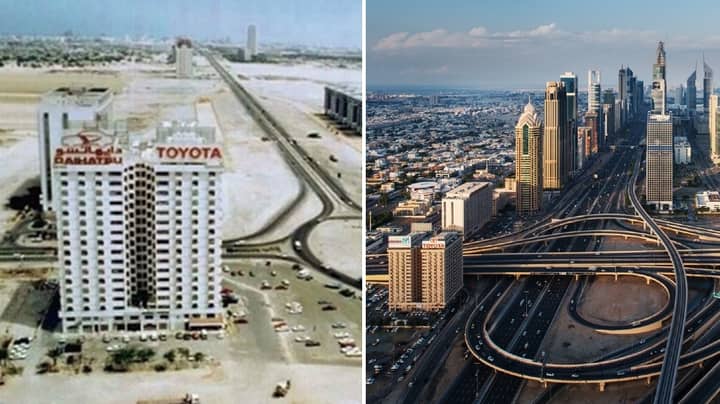 Pictures Taken 40 Years Apart Show How Dubai Has Changed