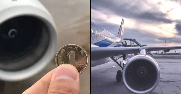 Passenger Throws Six Coins At Plane Engine For Good Luck