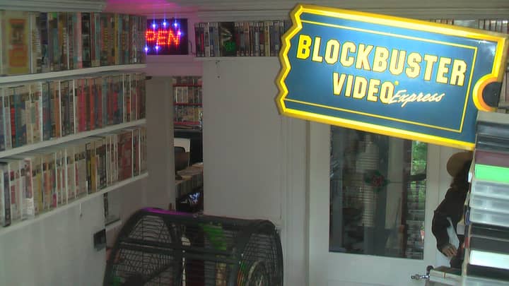 Man Is Creating Blockbuster Video Store Inside Own Home With Massive VHS Collection