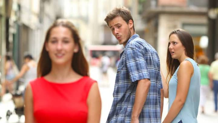 The Woman From 'Distracted Boyfriend' Meme Is In More Stock Photos And Is A Constant Meme