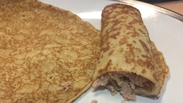 ​Guy Disgusts The Internet Again With His Annual Tuna Pancakes