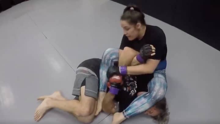Female MMA Fighter Takes Down Internet Troll In Style