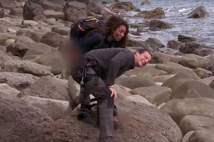 Mel B Pisses On Bear Grylls In Possibly The Weirdest TV Moment Of 2016