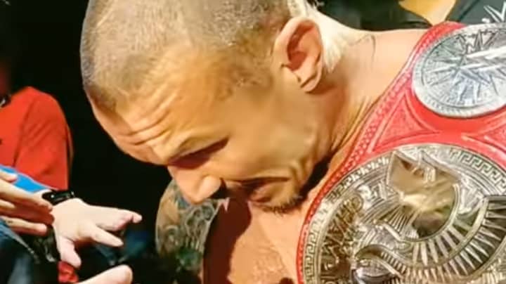 WWE Star Randy Orton Stops Young Fan From Being Crushed By Crowd