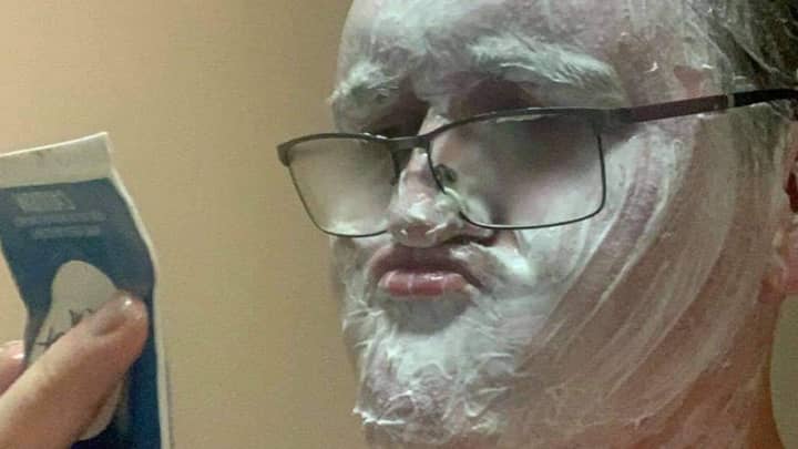 Man Mistakes Hair Removal Cream For Shaving Foam, Puts All Over Face