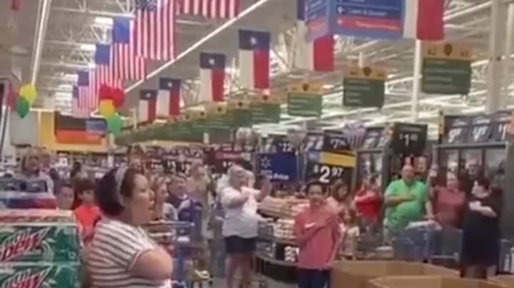 Brits Baffled By Americans Breaking Out Into National Anthem In Supermarket 