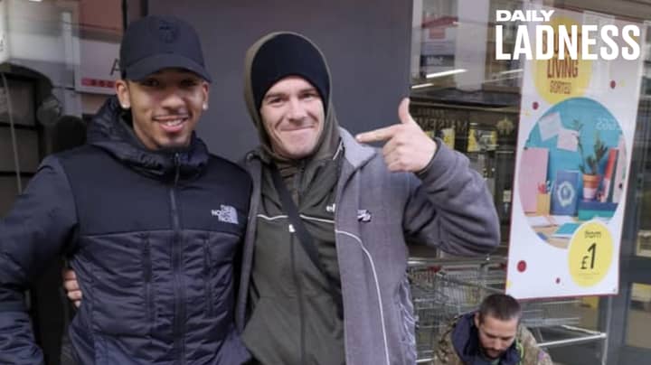 Man Who Donated Trainers To Homeless Guy Wants To Help Him Off The Streets