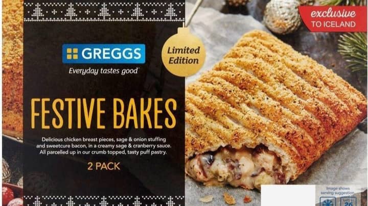 You Can Now Buy Greggs Festive Bakes In Iceland 