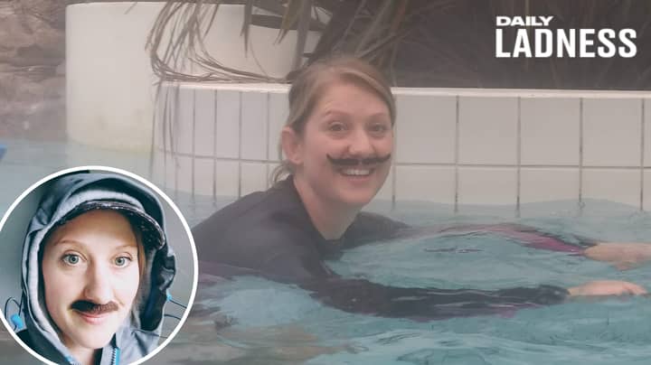 Woman Takes On Movember Challenge And Her Photos Are Hilarious