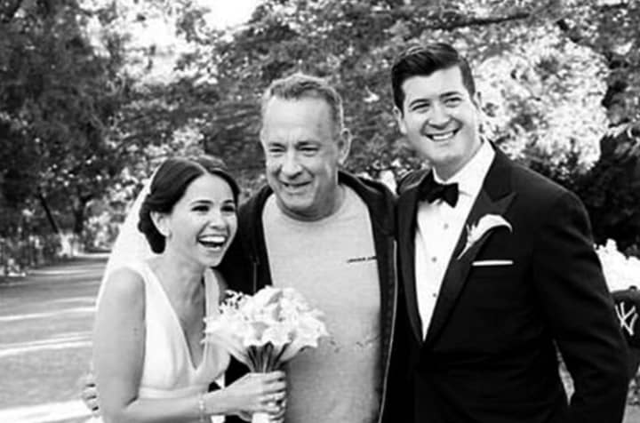 Tom Hanks Crashes Newlyweds' Photo Shoot, Remains A Legend