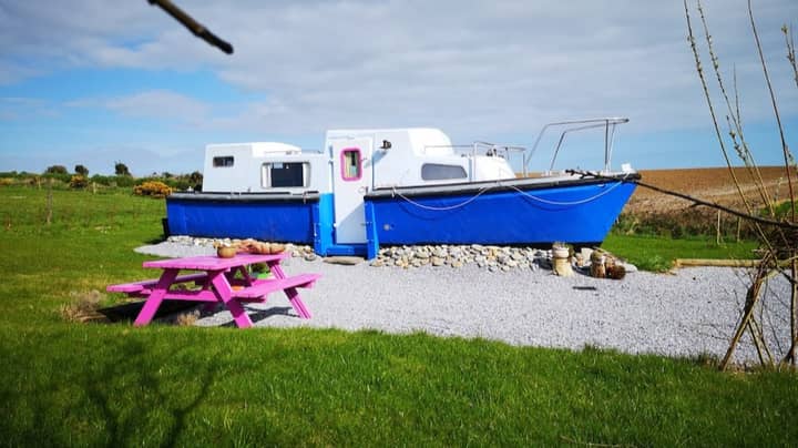 Explore life at sea from the comfort of land in this boat-turned-Airbnb in Kerry