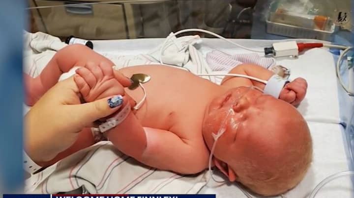 Mum Gives Birth To Baby Boy Weighing Almost Twice As Much As Average Newborn