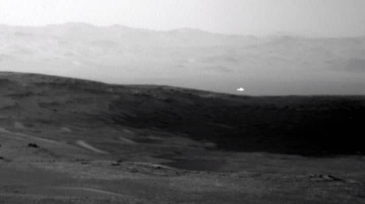 NASA's Curiosity Rover Captures Image Of Strange White Light On Mars