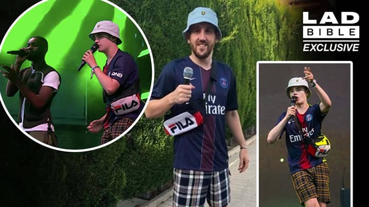 LAD Dresses As 'Alex From Glasto' For Benidorm Stag Do