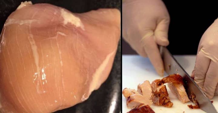 Turns Out You Were Right To Be Concerned About That White Stuff On Your Chicken
