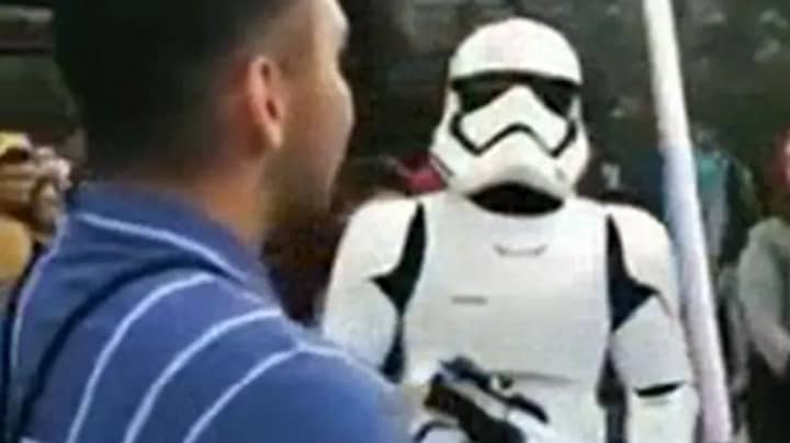 Stormtrooper Once Humiliated Lightsaber-Wielding Star Wars Fan At Disneyland