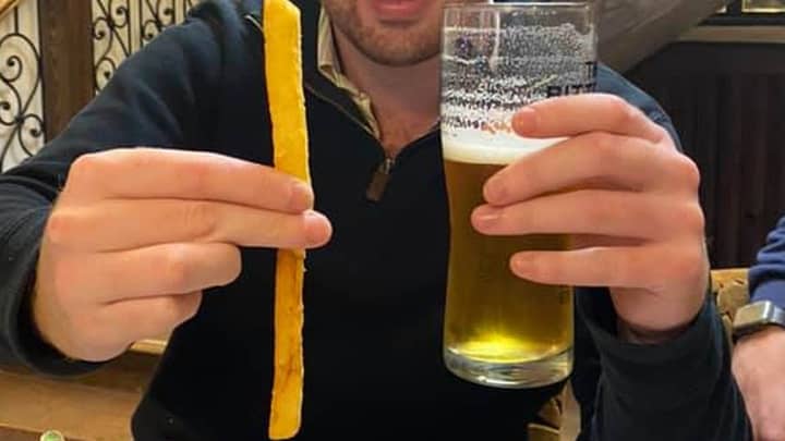 Bloke Claims He's Found ‘World's Longest Chip’ At Wetherspoons