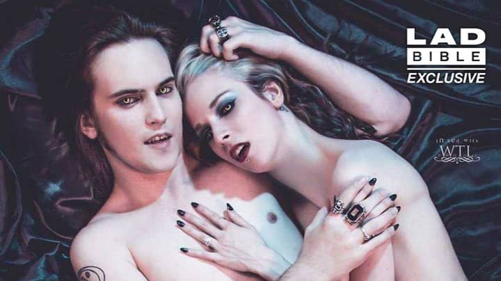 Polyamorous Couple Who 'Awakened' As Vampires Aged 15 Feed Off Blood