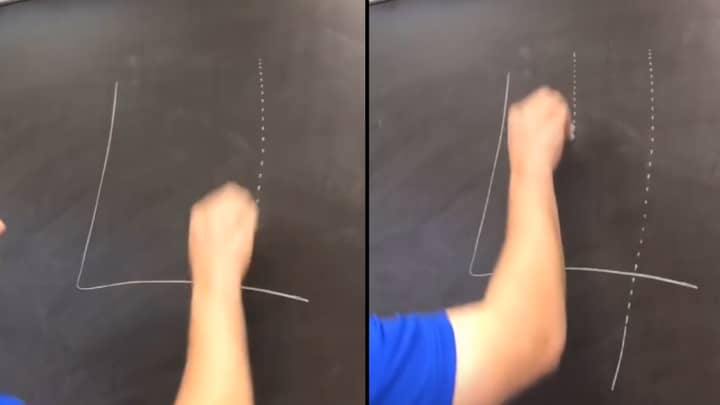 Man Draws The 'World's Fastest' Dotted Line