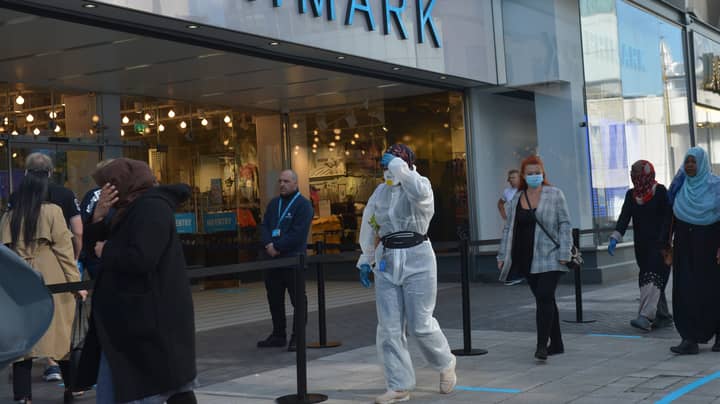 Woman Wears PPE Bodysuit, Mask And Gloves To Go To Primark