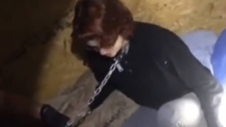 Disturbing Footage Shows The Moment Woman Was Rescued From Serial Killer 