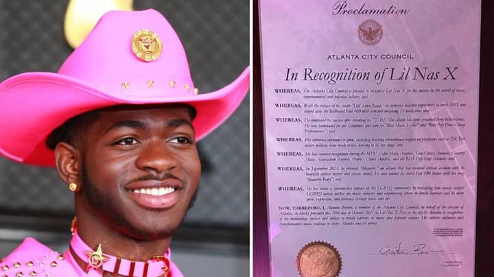 Lil Nas X Freaks Out After Being Given His Own National Day In Atlanta
