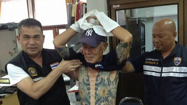 ​Fugitive Yakuza Boss Arrested In Thailand After Full Body Tattoos Go Viral