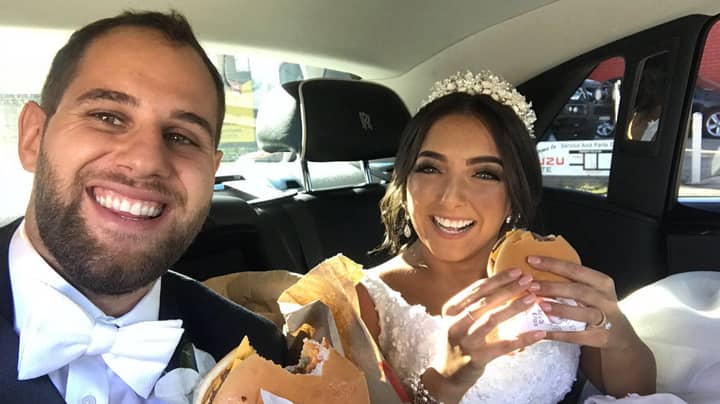 Couple Hand Out Hundreds Of McDonald's Cheeseburgers At Wedding To Surprise Guests