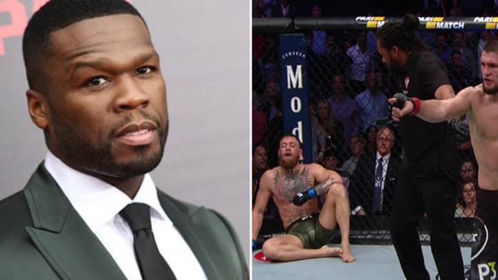 50 Cent And Mike Tyson React To  Chaotic Scenes At McGregor Vs Khabib 