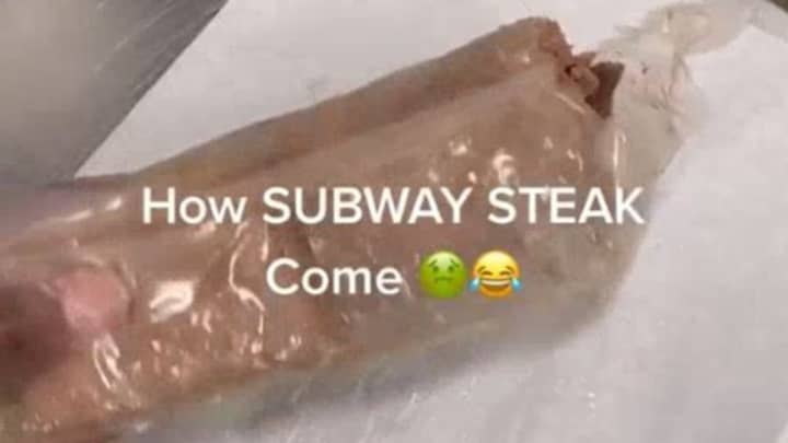Subway Worker Shows What The Meat Looks Like Before It's Served
