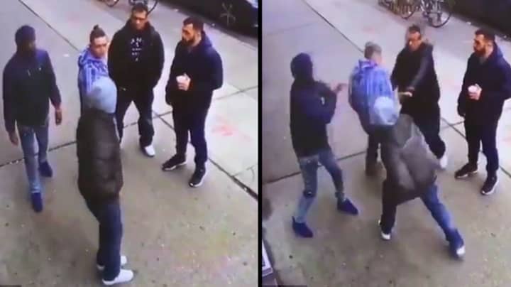 UFC Fighter Shares Shocking Video Of Violent Street Fight With Crips Gang Members