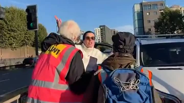 Woman Confronts Insulate Britain Protesters As They Block Her From Visiting Mum In Hospital