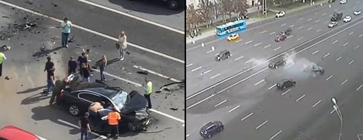 Vladimir Putin's Official Car Involved In Head-On Crash In Moscow