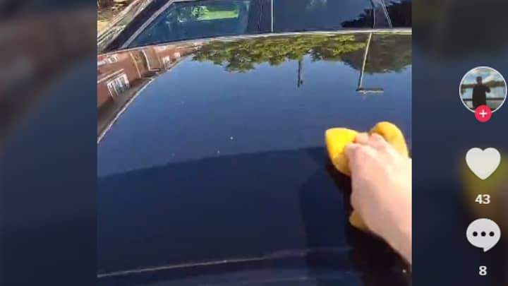 UK So Hot Water Evaporates On Car As Man Tries To Wash It