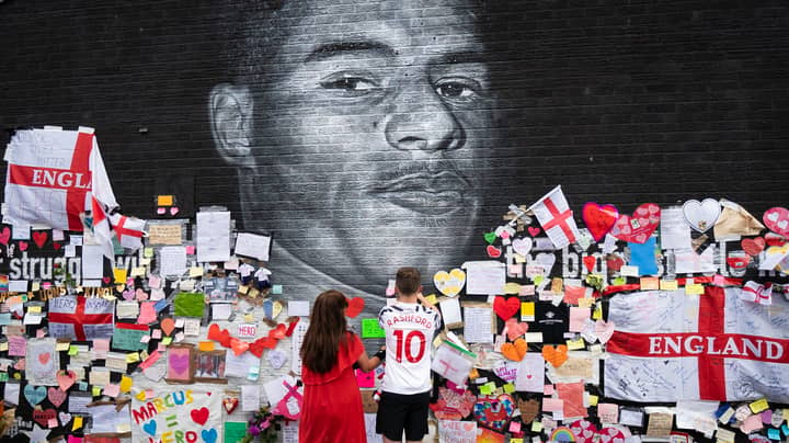 Marcus Rashford 'Overwhelmed' By Support After People Covered Vandalised Mural With Supportive Notes